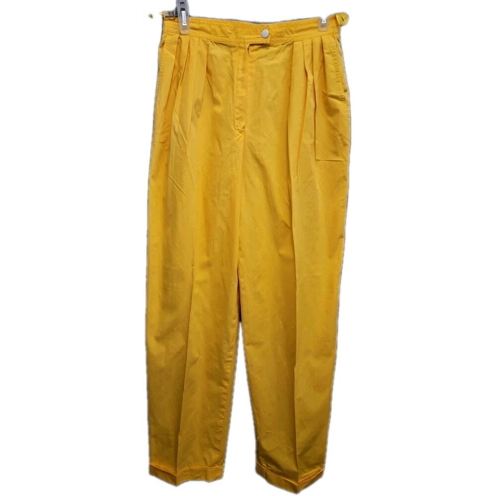 VTG Christian Dior Sportswear Pants Womens Sz 12 Gold